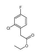 ethyl 2-(2-chloro-4-fluorophenyl)acetate Structure