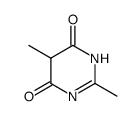 2,5-dimethyl-1H-pyrimidine-4,6-dione结构式