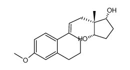 3-methoxy-8(14)-seco-1,3,5(10),9(11)-estratetraen-14α,17α-diol Structure