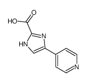 5-(Pyridin-4-yl)-1H-imidazole-2-carboxylic acid structure