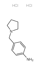 4-(1-pyrrolidinylmethyl)-benzenamine dihydrochloride structure