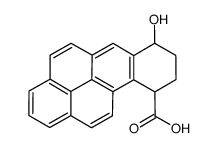 7-hydroxy-7,8,9,10-tetrahydrobenzo[a]pyrene-10-carboxylic acid Structure