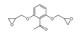 2,6-bis(2,3-epoxypropoxy)acetophenone结构式