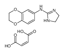 2-(6-(1,4-benzodioxanyl)amino)imidazoline maleate structure