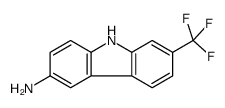 7-(trifluoromethyl)-9H-carbazol-3-amine Structure