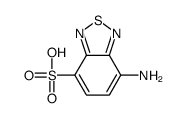 7-amino-2,1,3-benzothiadiazole-4-sulfonic acid Structure
