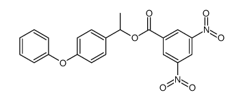 1-(4-phenoxyphenyl)ethyl 3,5-dinitrobenzoate Structure
