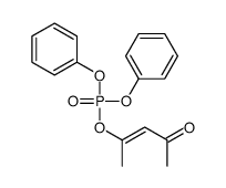 4-oxopent-2-en-2-yl diphenyl phosphate Structure
