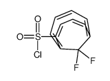 11,11-difluorobicyclo[4.4.1]undeca-1,3,5,7,9-pentaene-7-sulfonyl chloride结构式