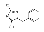 4-benzyl-5-sulfanylideneimidazolidin-2-one Structure