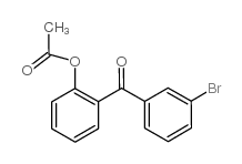 2-ACETOXY-3'-BROMOBENZOPHENONE结构式