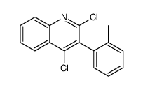 2,4-dichloro-3-(2-methylphenyl)quinoline Structure