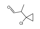 (chloro-1 cyclopropyl)-2 propanal Structure