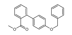 METHYL 4'-(BENZYLOXY)-[1,1'-BIPHENYL]-2-CARBOXYLATE Structure