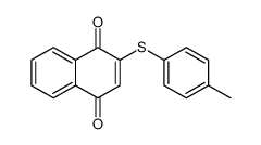 2-(4-methylphenyl)sulfanylnaphthalene-1,4-dione Structure