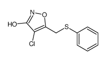 4-chloro-5-(phenylsulfanylmethyl)-1,2-oxazol-3-one Structure