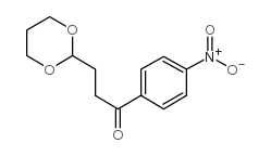 3-(1,3-DIOXAN-2-YL)-4'-NITROPROPIOPHENONE structure