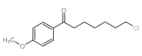 7-CHLORO-1-(4-METHOXYPHENYL)-1-OXOHEPTANE结构式