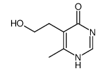 4(3H)-Pyrimidinone, 5-(2-hydroxyethyl)-6-methyl Structure