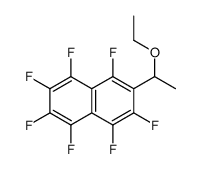 2-(1-ethoxyethyl)-1,3,4,5,6,7,8-heptafluoronaphthalene Structure