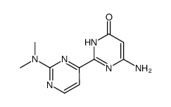 6-amino-2'-dimethylamino-2,4'-bipyrimidin-4(3H)-one结构式