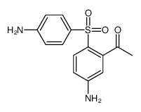 1-[5-amino-2-(4-aminophenyl)sulfonylphenyl]ethanone结构式