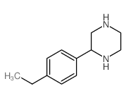 2-(4-Ethylphenyl)piperazine Structure