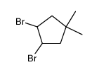 Cyclopentane, 3,4-dibromo-1,1-dimethyl Structure