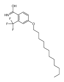 4-dodecoxy-2-(trifluoromethyl)benzamide结构式