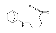 5-(3-bicyclo[2.2.1]heptanylamino)pentane-1-sulfonic acid结构式