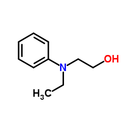 2-(N-乙基苯氨基)乙醇结构式