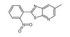 6-methyl-2-(2- nitrophenyl)thiazolo[5,4-b]pyridine Structure