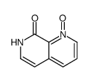 1,7-Naphthyridin-8(7H)-one, 1-oxide结构式