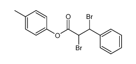 p-cresyl α,β-dibromohydrocinnamate结构式