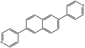 2,6-di(pyridin-4-yl)naphthalene结构式