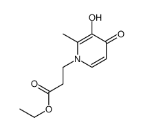 ethyl 3-(3-hydroxy-2-methyl-4-oxopyridin-1-yl)propanoate结构式