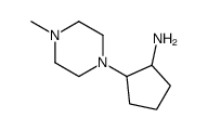 2-(4-methylpiperazin-1-yl)cyclopentan-1-amine Structure