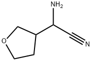 2-氨基-2-(噁戊环-3-基)乙腈结构式