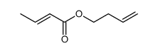 but-3-enyl but-2-enoate结构式