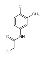 2-chloro-N-(4-chloro-3-methylphenyl)acetamide结构式