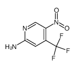 5-Nitro-4-trifluoromethyl-pyridin-2-ylamine结构式