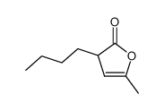 (+-)-3-butyl-5-methyl-3H-furan-2-one Structure