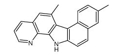 6,9-dimethyl-13H-benzo[g]pyrido[2,3-a]carbazole Structure