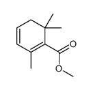 methyl 2,6,6-trimethylcyclohexa-1,3-diene-1-carboxylate结构式