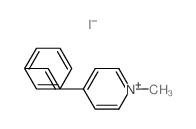 Pyridinium,1-methyl-4-(2-phenylethenyl)-, iodide (1:1) Structure