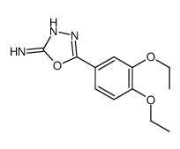 5-(3,4-diethoxyphenyl)-1,3,4-oxadiazol-2-amine Structure