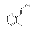 2-Pyridinecarboxaldehyde,3-methyl-,oxime(9CI) Structure