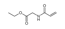 ethyl 2-acrylamidoacetate结构式