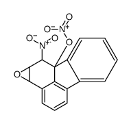 10b-nitrato-1-nitro-1,2,3,10b-tatrahydrofluoranthene 2,3-oxide Structure
