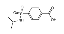 4-[(ISOPROPYLAMINO)SULFONYL]BENZOIC ACID Structure